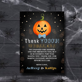 Es ist ein Boo-y! Little Pumpkin Halloween Kinderd Dankeskarte