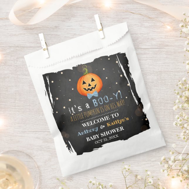 Es ist ein Boo-y! Little Pumpkin Halloween Kinderd Geschenktütchen (Ausgeschnitten)