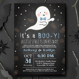 Es ist ein Boo-y! Little Spirit Halloween Baby Dus Einladung