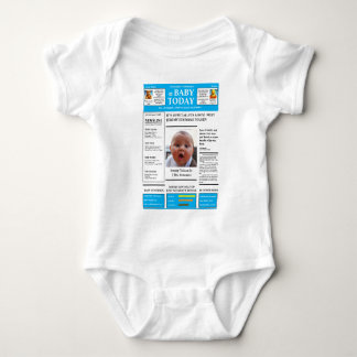 Es ist ein Boy BABY NEWSPAPER Ein-Stück-Bodysuit Baby Strampler