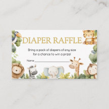 Es ist ein Boy Dschungel Safari Animal Diaper Raff