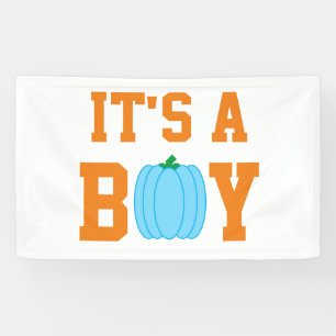 Es ist ein Boy Pumpkin Banner