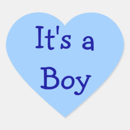 Es ist ein Boy Sticker Siegel