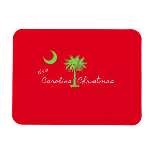 Es ist ein Carolina-Weihnachten South Carolina-Fei Magnet