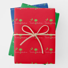 Es ist ein Carolina Weihnachten Südkarolina Urlaub Geschenkpapier Set