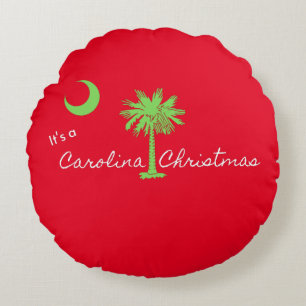 Es ist ein Carolina Weihnachten Südkarolina Urlaub Rundes Kissen