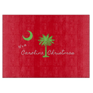 Es ist ein Carolina Weihnachten Südkarolina Urlaub Schneidebrett