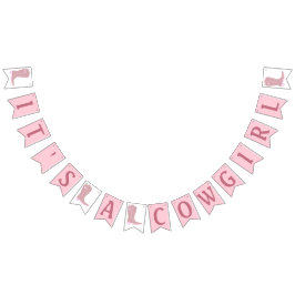 Es ist ein Cowgirl Country Baby Shower Banner