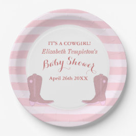 Es ist ein Cowgirl Country Baby Shower Teller