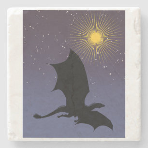 Es ist ein Drache, es ist nicht Ihre Fantasie Steinuntersetzer