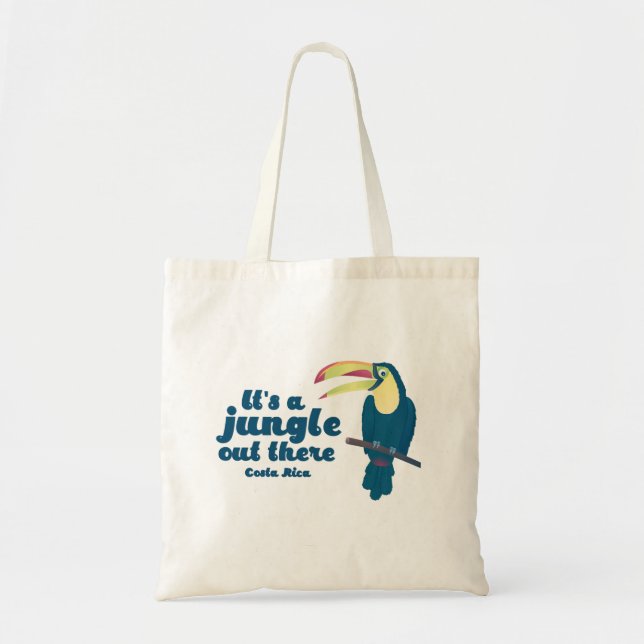 Es ist ein Dschungel da draußen Toucan Costa Rica  Tragetasche (Vorne)
