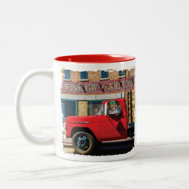Es ist ein Eichhörnchen, mein Herr Zweifarbige Tasse (Links)