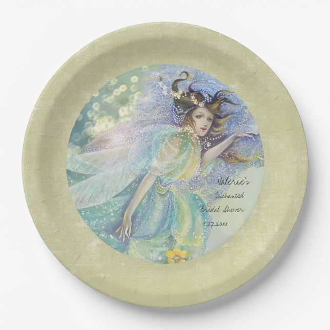 Es ist ein Fairy Happy Event Pappteller (Vorderseite)