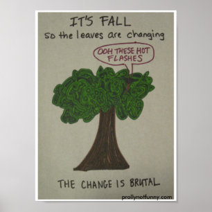 Es ist ein Fallposter Poster