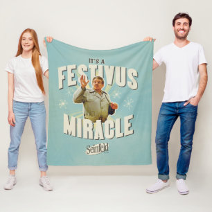 Es ist ein Festivus-Wunder Fleecedecke