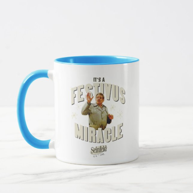 Es ist ein Festivus-Wunder Tasse (Links)