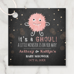 Es ist ein Ghoul! Kleine Monster Halloween Kinderd Geschenkanhänger