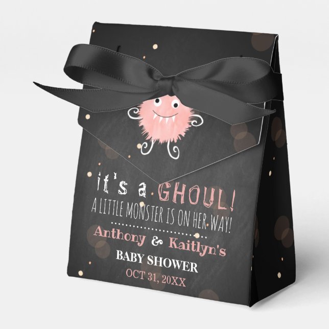 Es ist ein Ghoul! Kleine Monster Halloween Kinderd Geschenkschachtel (Vorderseite)