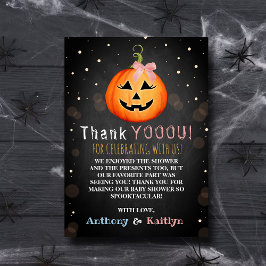 Es ist ein Ghoul! Little Pumpkin Halloween Kinderd Dankeskarte