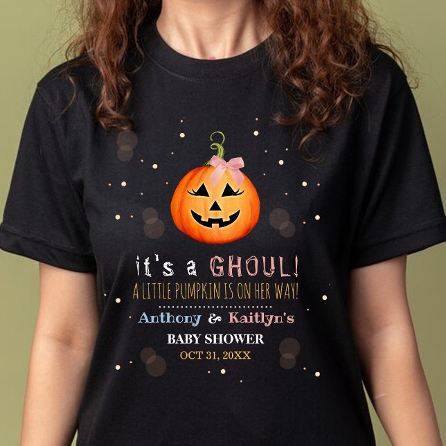 Es ist ein Ghoul! Little Pumpkin Halloween Kinderd T-Shirt (Von Creator hochgeladen)