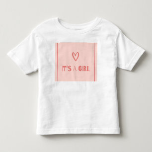 Es ist ein Girl Baby Announcement T - Shirt Niedli