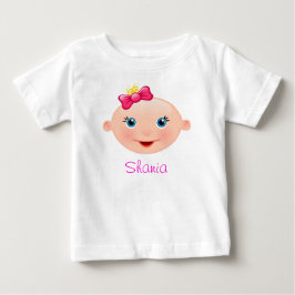 Es ist ein Girl Baby Face Pink Baby T-shirt