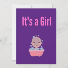 Es ist ein Girl-Bubble-Bad