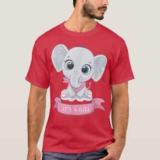 Es ist ein Girl Gender Reveal Party Team Girl Nied T-Shirt