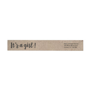 Es ist ein Girl Kraft Style Trendy Script