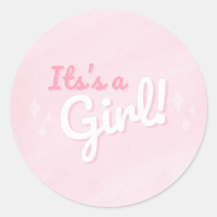 Es ist ein Girl Sticker fir Gender Reveals