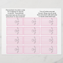 Es ist ein Girl Striped Candybar Wrapper