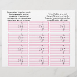 Es ist ein Girl Striped Candybar Wrapper