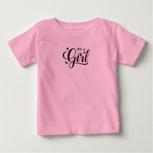 Es ist ein Girl Text T-Shirt - Sweet & Celebratory