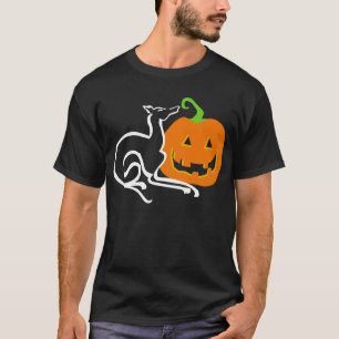 Es ist ein grauer Bereichs-Kürbis-Shirt T-Shirt