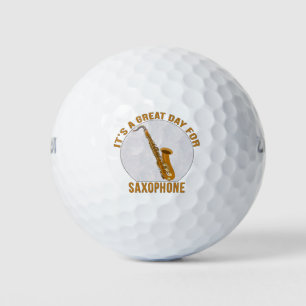 Es ist ein großer Tag für Saxophon Golfball