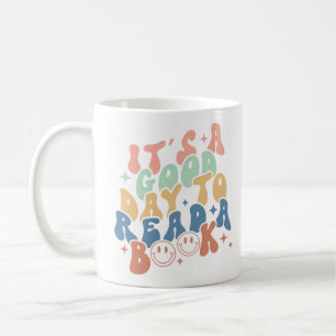 Es ist ein guter Tag, ein Buch zu lesen Kaffeetasse