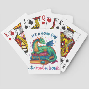 Es ist ein guter Tag, ein Buch zu lesen Spielkarten