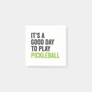 Es ist ein guter Tag, Pickleball Dinking Sport zu  Post-it Klebezettel