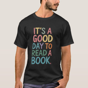 Es ist ein guter Tag, um ein Buch zu lesen Retro V T-Shirt