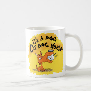 Es ist ein Hund isst Hundewelt Kaffeetasse