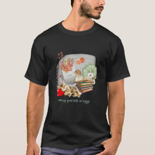 Es ist ein Hygge Katzenleben Süße Gemütliche Schla T-Shirt