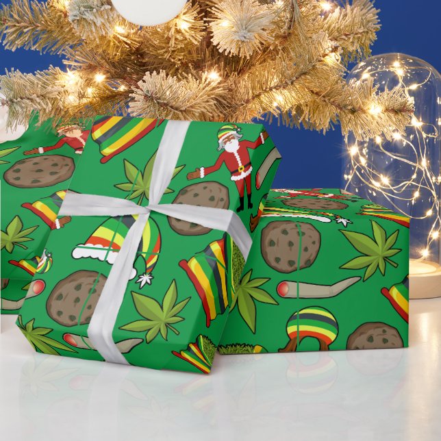 Es ist ein jamaikanisches Weihnachten Geschenkpapier (Feiertage)