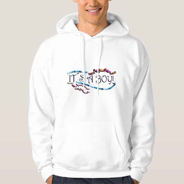 Es ist ein Junge Hoodie (Vorderseite)