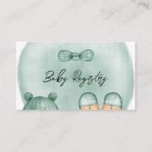 Es ist ein Junge in Mint Green und Gold Baby Regis