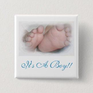 Es ist ein Junge!! Knopf Button