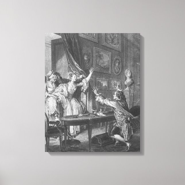 Es ist ein Junge Leinwanddruck (Vorderseite)