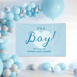 Es ist ein Junge Moderne Babyparty Banner