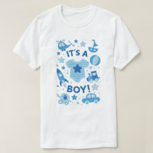 Es ist ein Junge – Moderne Feier Unisex T‑Shirt