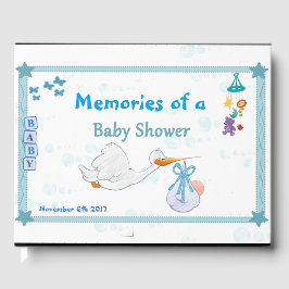 Es ist ein Junge - Personalisierte Babydusche Gästebuch