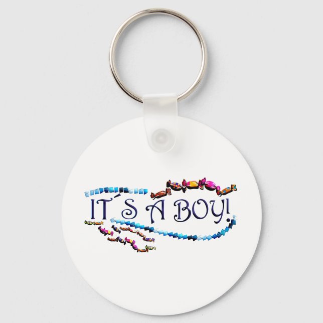 Es ist ein Junge Schlüsselanhänger (Vorderseite)